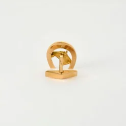Boutons de manchettes or jaune