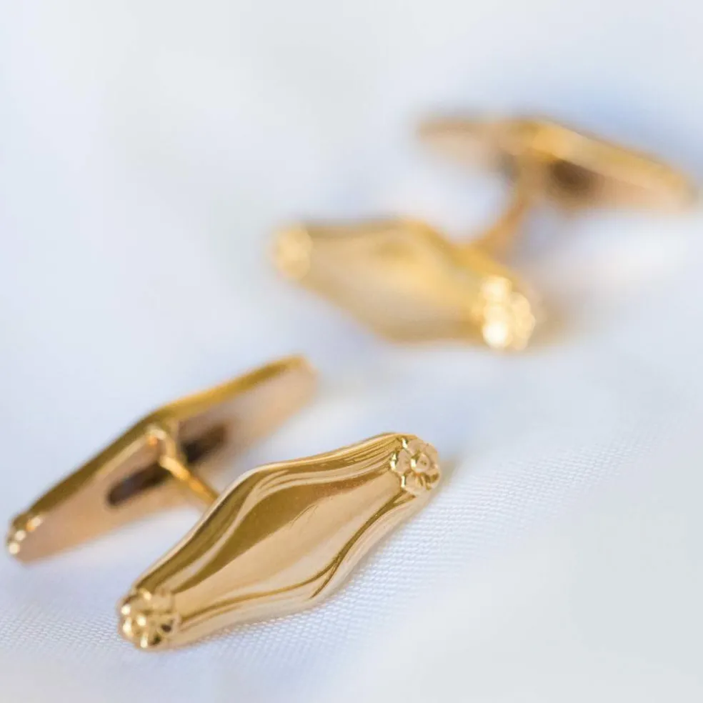 Boutons de manchettes or 1900