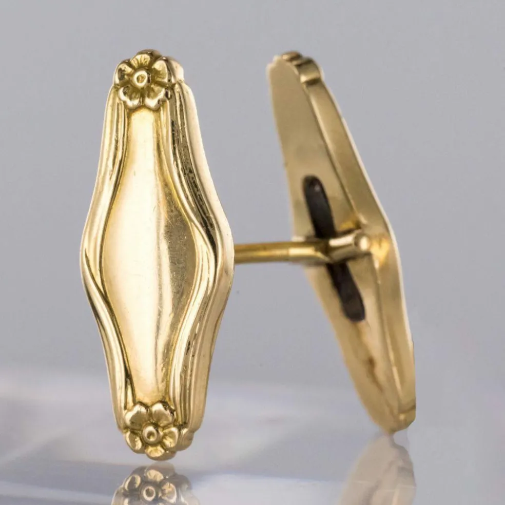 Boutons de manchettes or 1900