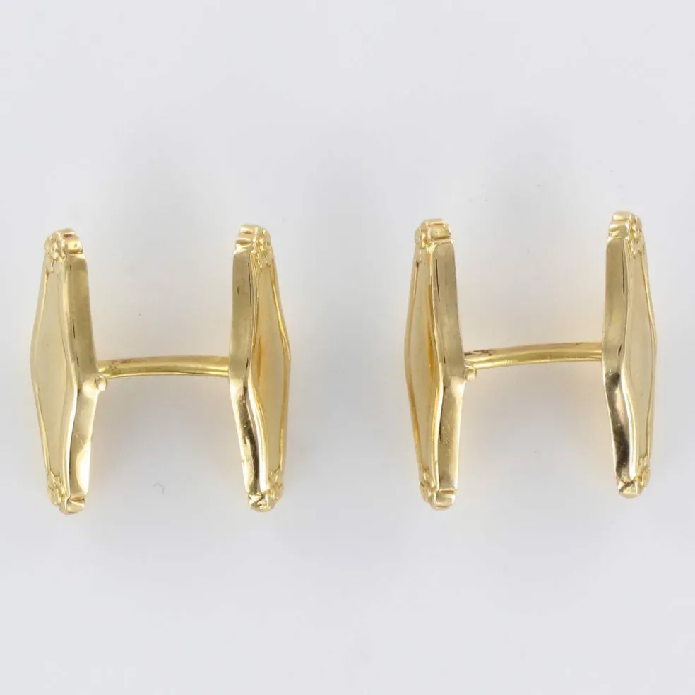 Boutons de manchettes or 1900