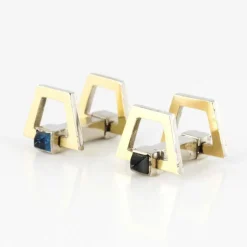 Boutons de manchettes Vermeil Art Déco