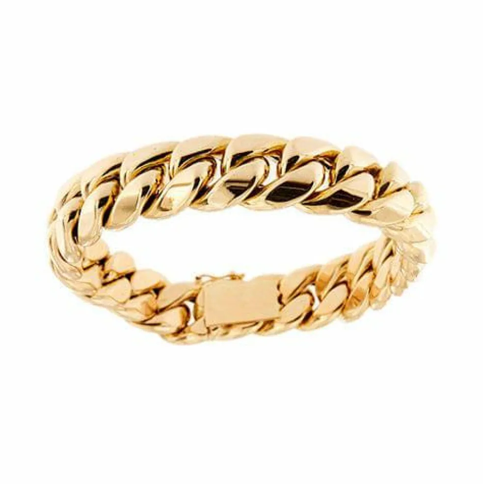 Bracelet à chaîne gourmette