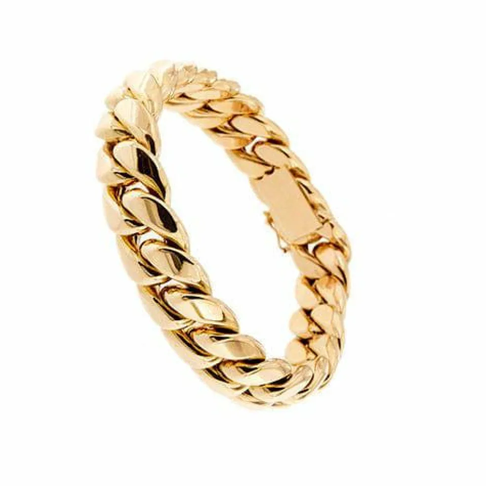 Bracelet à chaîne gourmette