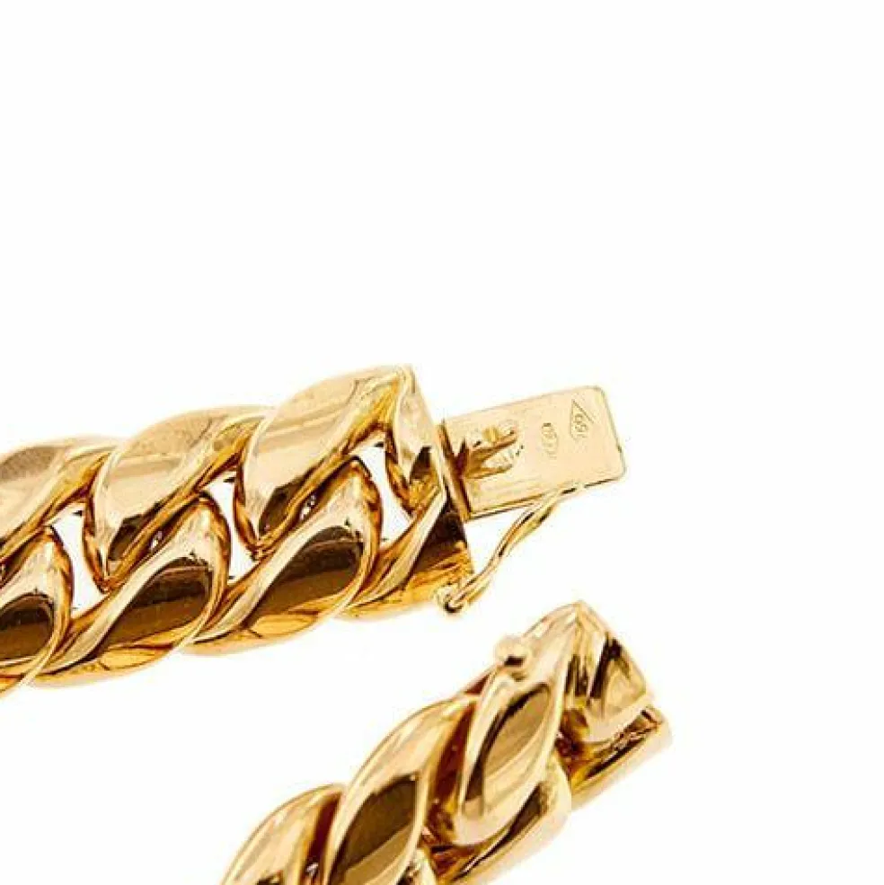 Bracelet à chaîne gourmette