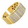 Bracelet - jonc en or jaune, diamants naturels
