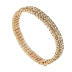 Bracelet 3 lignes diamants