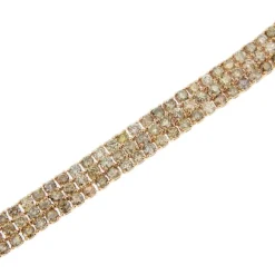 Bracelet 3 lignes diamants