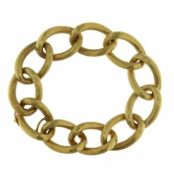 Bracelet à maillons en or jaune