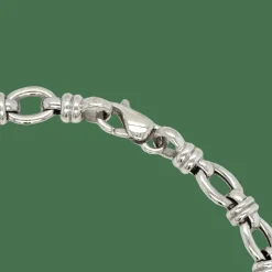 Bracelet à Maillons or blanc