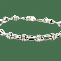 Bracelet à Maillons or blanc