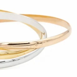 Bracelet 3 ors Or blanc, Or jaune, Or rose