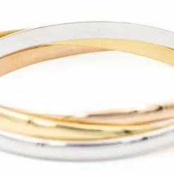 Bracelet 3 ors Or blanc, Or jaune, Or rose
