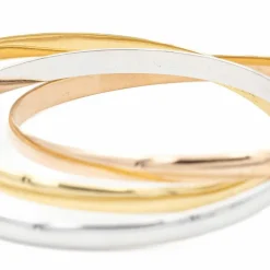 Bracelet 3 ors Or blanc, Or jaune, Or rose
