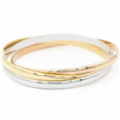 Bracelet 3 ors Or blanc, Or jaune, Or rose