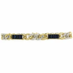 Bracelet saphirs & diamants