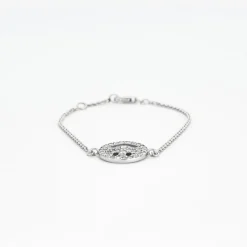Bracelet - Smiley pavé de diamants
