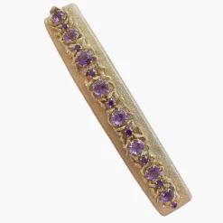 Bracelet Améthyste & Diamant par Julius Cohen