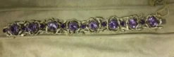 Bracelet Améthyste & Diamant par Julius Cohen