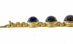 Bracelet Améthystes cabochon