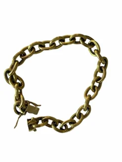 Bracelet Ancien Articulé Or Jaune