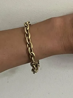 Bracelet Ancien Articulé Or Jaune