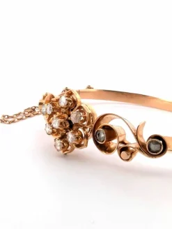 Bracelet ancien en or avec diamants exceptionnels