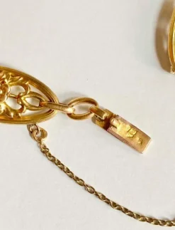 Bracelet ancien en or jaune 18k