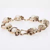 Bracelet ancien en vermeil et perles de culture