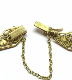 Bracelet ancien, mailles filigrané XIXe siècle.