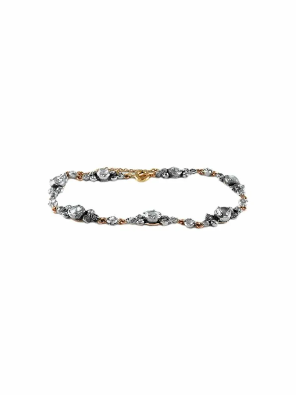 BRACELET ANCIEN OR & ARGENT