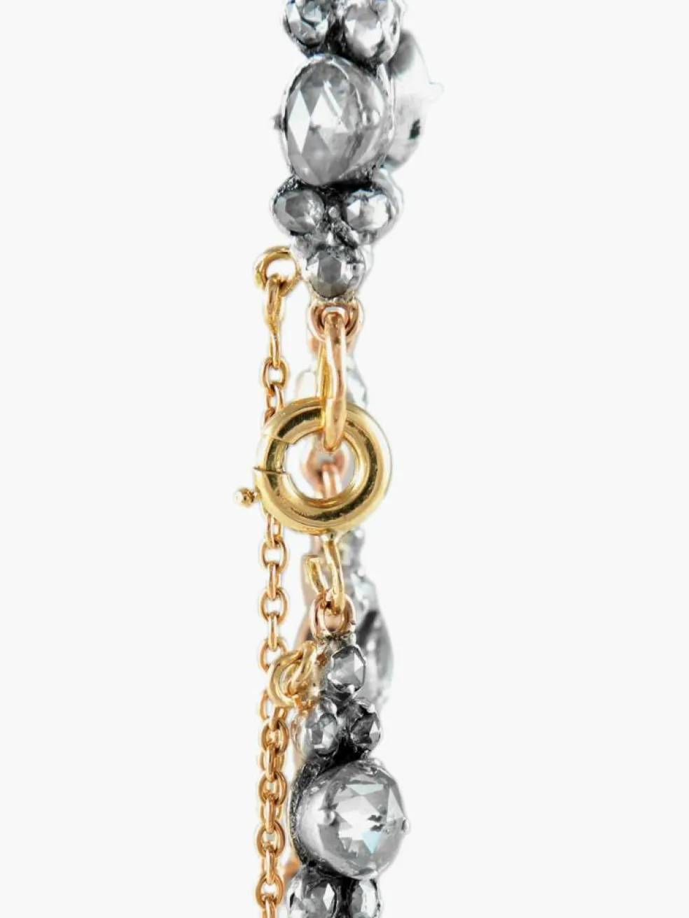 BRACELET ANCIEN OR & ARGENT