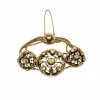 Bracelet Ancien or rose diamants perles