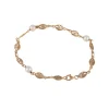 Bracelet années 20 Maille filigranée Perles