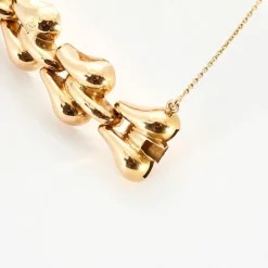 Bracelet années 50 tout or