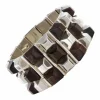 Bracelet argent et bois de rose