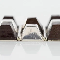 Bracelet argent et bois de rose