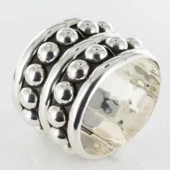 Bracelet argent manchette style Désprès