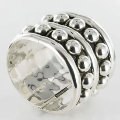 Bracelet argent manchette style Désprès