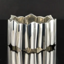 Bracelet argent moderniste