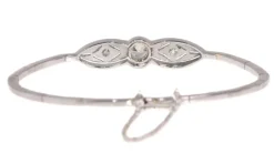 Bracelet Art Déco avec diamant