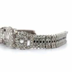Bracelet Art Déco en platine et diamants