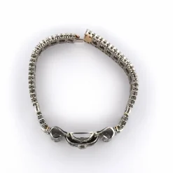 Bracelet Art Déco en platine et diamants
