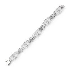 Bracelet Art Déco Platine Diamants