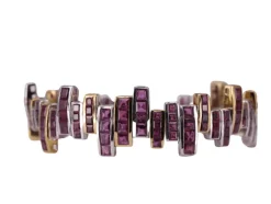 Bracelet Art Déco Rubis