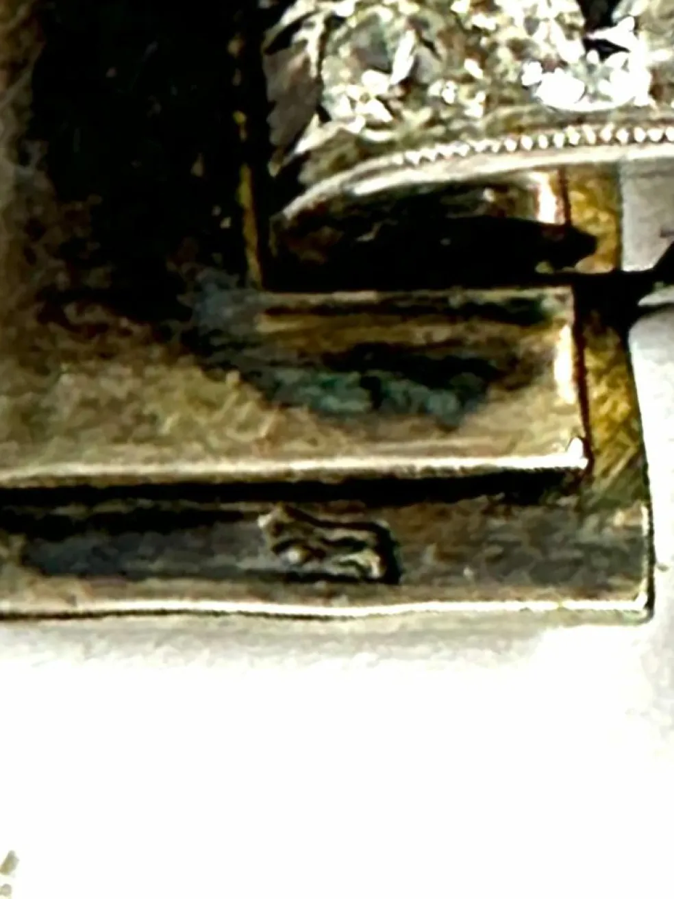Bracelet Art-Déco Or blanc Diamants,.