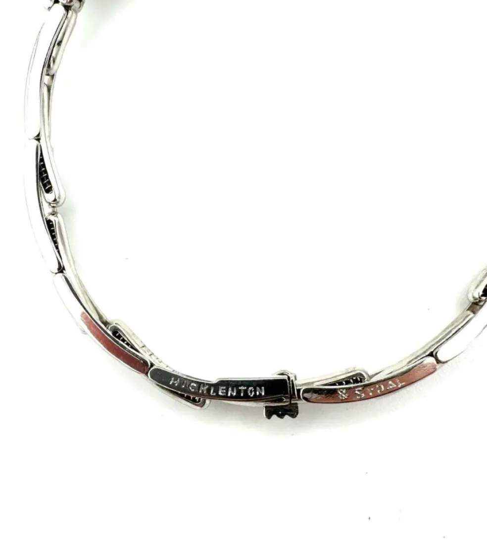 Bracelet Art-Déco or, platine et diamants