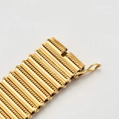 Bracelet articulé or jaune
