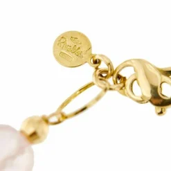 Bracelet avec fleur en émail et pierres précieuses