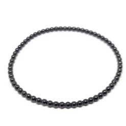 Bracelet boules or noir
