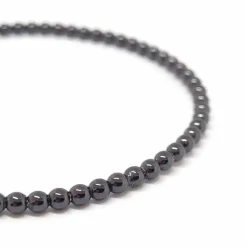Bracelet boules or noir